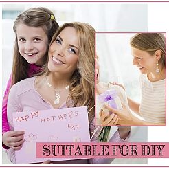 6Pcs 6 Style Mother's Day 304 Stainless Steel Pendants&nbsp;STAS-PH0004-44