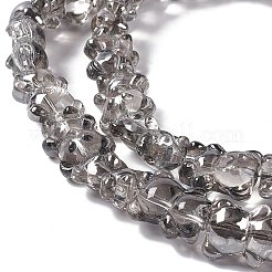 Electroplate Glass Beads Strands&nbsp;EGLA-L030-PL02