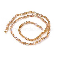 Electroplate Glass Bead Strands&nbsp;GLAA-F092-A05