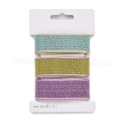 9 Yards 3 Styles Polyester Ribbon&nbsp;SRIB-A014-K01