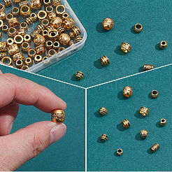100Pcs 10 Styles Tibetan Style Zinc Alloy Beads&nbsp;FIND-SP0005-96