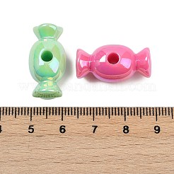 Opaque UV Plating Acrylic Beads&nbsp;PACR-P005-08A