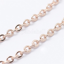 Brass Cable Chains&nbsp;X-CHC-K004-02RG