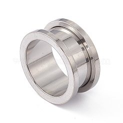 Non-Tarnish 304 Stainless Steel Ear Plugs Gauges&nbsp;LS-EJEW-G317-01M-P