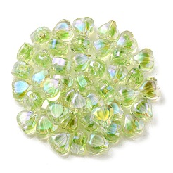 UV Plating Rainbow Iridescent Acrylic Beads&nbsp;OACR-F004-05H