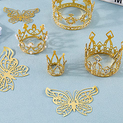 Crown Zinc Alloy Cake Decoration&nbsp;AJEW-CP0008-85S