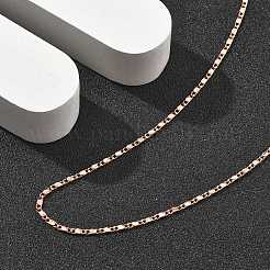 Brass Link Chain Necklaces for Women&nbsp;NJEW-D302-17RG