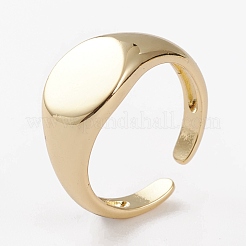 Brass Cuff Rings&nbsp;RJEW-C101-03G