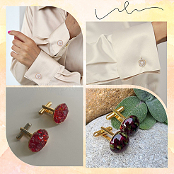 20Pcs Brass Cufflinks for Men&nbsp;FIND-SC0016-57