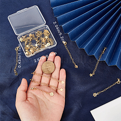 24Pcs 3 Style Long-Lasting Plated Brass Curb Chain Extender&nbsp;KK-CN0002-30