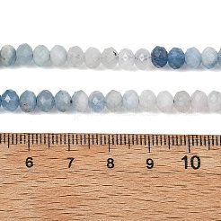 Natural Devil Blue Aquamarine Beads Strands&nbsp;G-NH0073-A01