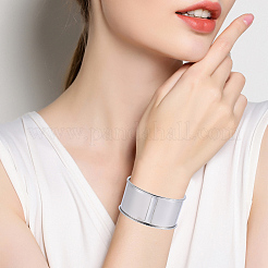 2Pcs Alloy Grooved Bangles&nbsp;FIND-BBC0005-34A