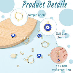 DIY Evil Eye Earring Making Kit&nbsp;DIY-AR0002-83