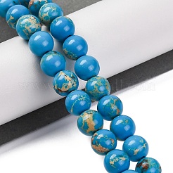 Synthetic Imperial Jasper Beads Strands&nbsp;G-I199-35-8mm-E