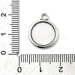 Tibetan Style Alloy Pendant Cabochons Settings&nbsp;TIBE-S303-31AS-LF