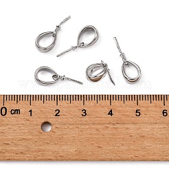 Brass Cup Pearl Peg Bails Pin Pendants&nbsp;X-KK-M156-02P-NR