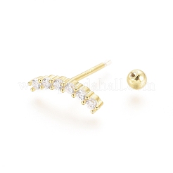 925 Sterling Silver Barbell Cartilage Earrings&nbsp;STER-G031-25G