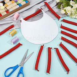 Polyester with Latex Silk Replacement Visor Curl  Cord&nbsp;DIY-WH0888-579B