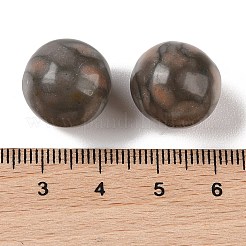 Natural Pink Zebra Jasper No Hole Sphere Beads&nbsp;G-K353-04D-35