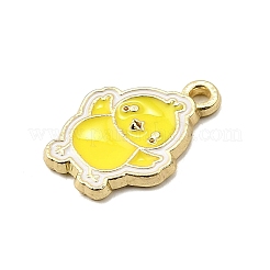 Zinc Alloy Enamel Pendants&nbsp;FIND-Z080-01G-04