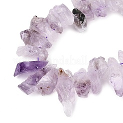 Raw Rough Natural Purple Super Seven Quartz Beads Strands&nbsp;G-N362-17A-01