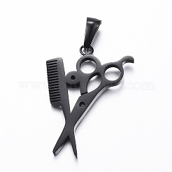 304 Stainless Steel Rhinestone Pendants&nbsp;STAS-P157-02