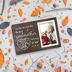 MDF Photo Frame&nbsp;DJEW-WH0035-008