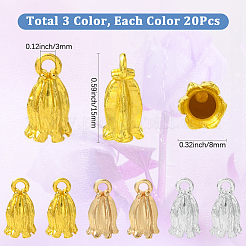 60Pcs 3 Colors Alloy Pendants&nbsp;FIND-SC0017-31