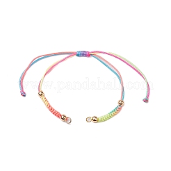 5 Colors Braided Nylon Cord Sets for DIY Bracelet Making&nbsp;AJEW-JB01238