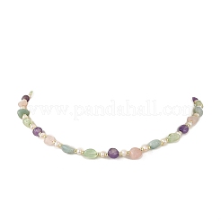 Women's Natural Mixed Stone Necklaces&nbsp;NJEW-JN06492