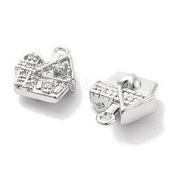 Micro Pave Clear Cubic Zirconia Pendants&nbsp;KK-M102-08P