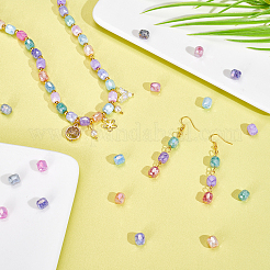 Opaque Baking Paint Glass Beads Strands&nbsp;EGLA-PH0001-21