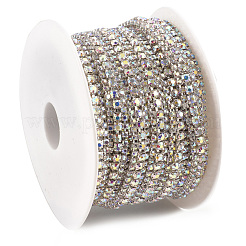 Brass Rhinestone Strass Chains&nbsp;CHC-T006-01B