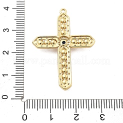 Brass Micro Pave Cubic Zirconia Pendants&nbsp;KK-L228-29G