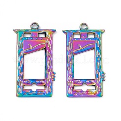 Ion Plating(IP) 304 Stainless Steel Pendants&nbsp;STAS-B031-10R