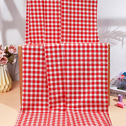 Tartan Pattern Cotton Fabric&nbsp;AJEW-WH0410-121B