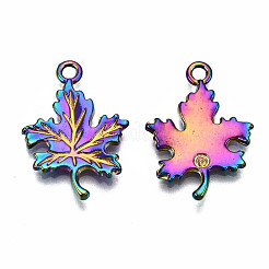 Rainbow Color Alloy Pendants&nbsp;PALLOY-S180-056-RS