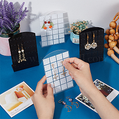 8Pcs 2 Colors 48 Holes Acrylic Earring Display Stands&nbsp;EDIS-CP0001-03
