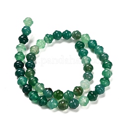 Natural Green Onyx Agate(Dyed & Heated) Beads Strands&nbsp;G-G203-02C