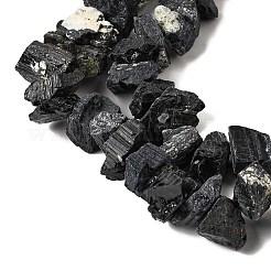 Natural Black Tourmaline Beads Strands&nbsp;G-I283-F12