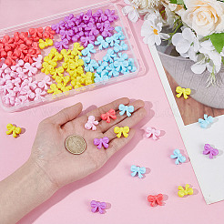 100Pcs 5 Colors Opaque Acrylic Beads&nbsp;MACR-HY0001-16