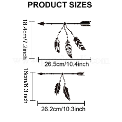 1 Set PET Hollow Out Drawing Painting Stencils&nbsp;DIY-MA0004-45A-03