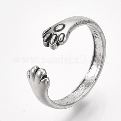 Alloy Cuff Finger Rings&nbsp;RJEW-T008-20