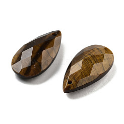 Natural Tiger Eye Pendants&nbsp;X-G-H007-08C
