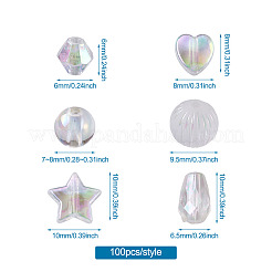 Transparent Acrylic Beads&nbsp;TACR-TA0001-11
