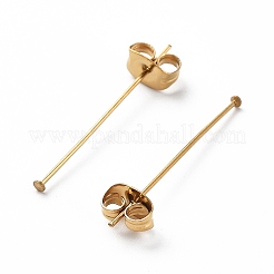 Ion Plating(IP) 304 Stainless Steel Flat Head Pins with Ear Nuts&nbsp;STAS-L244-02J-G01