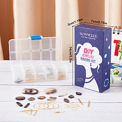 DIY Geometry Theme Earring Making Kits&nbsp;DIY-SC0013-31