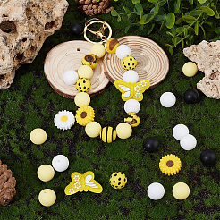 Food Grade Eco-Friendly Silicone Focal Beads&nbsp;SIL-SC0002-78