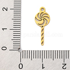 201 Stainless Steel Pendants&nbsp;STAS-Q015-06G