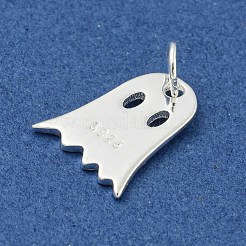 925 Sterling Silver Halloween Ghost Charms&nbsp;STER-NH0001-75S